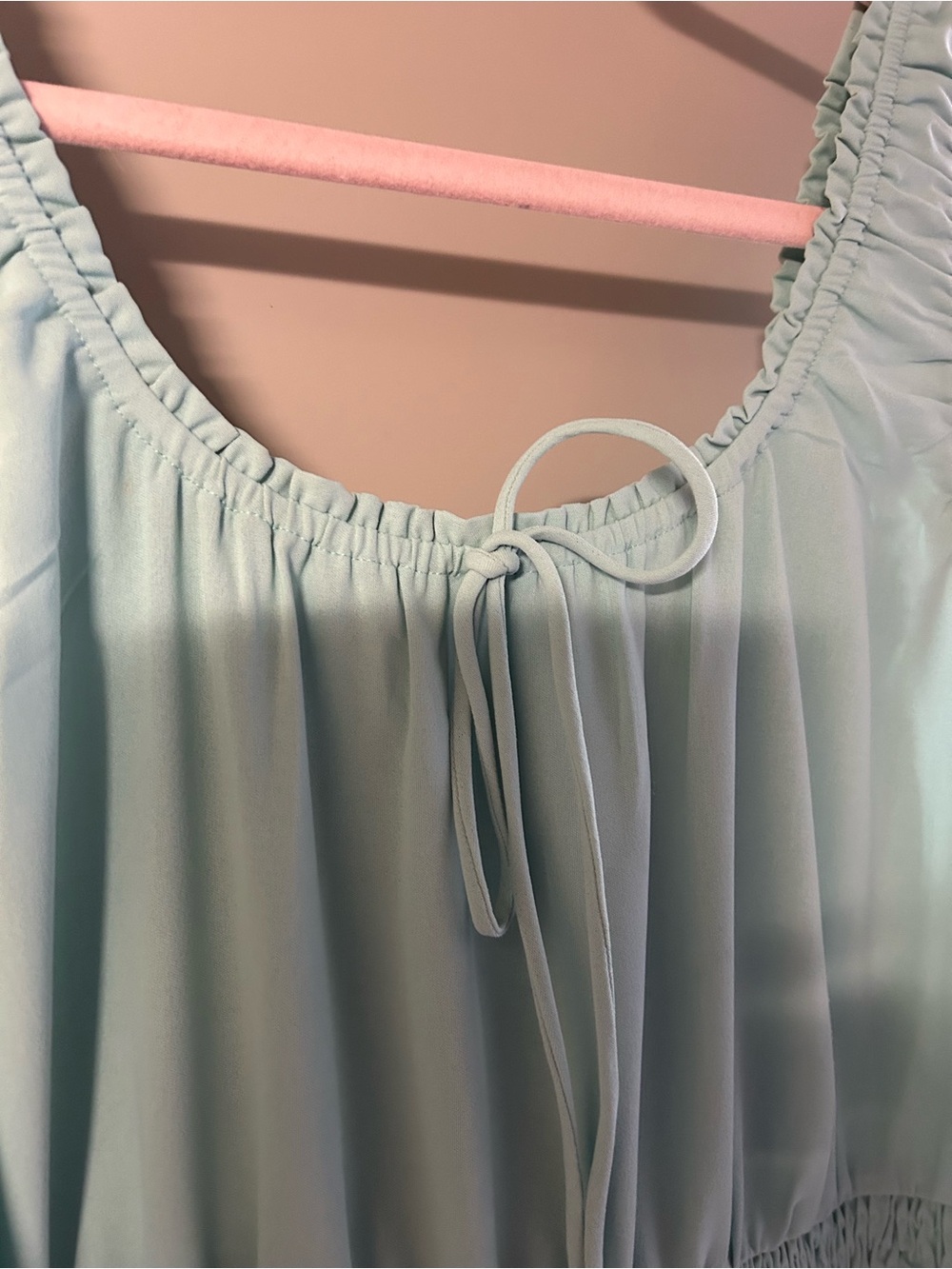 Light Mint Pleated dress Women Intimates